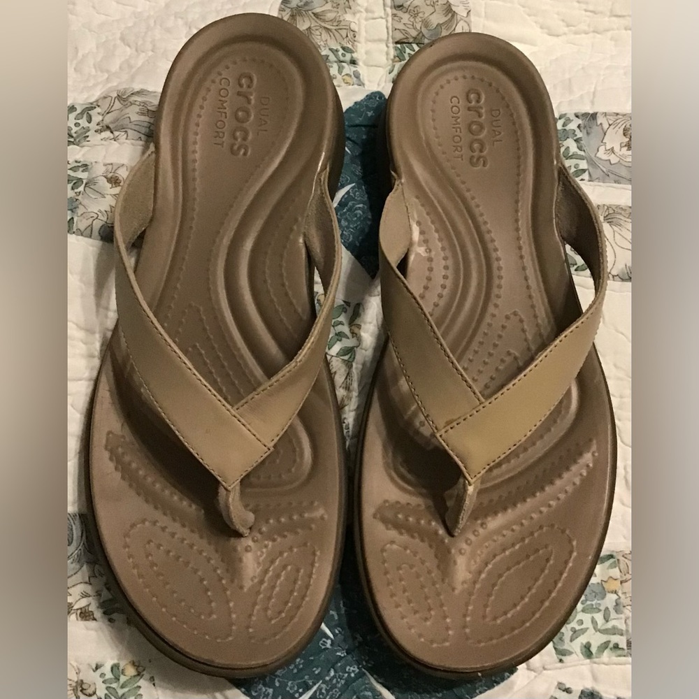 Crocs Light Tan Sandals